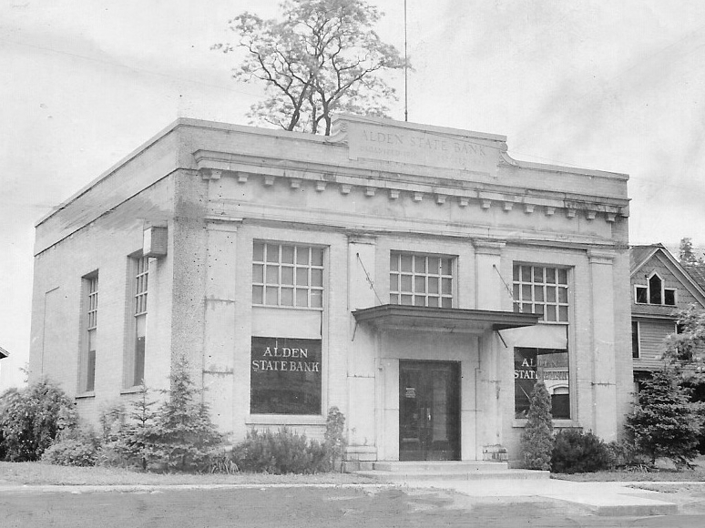 Historic Alden State Bank Building